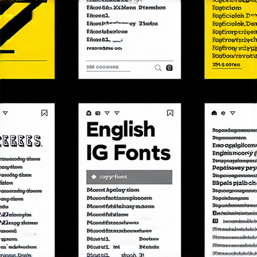探索英文ig字體及文案技巧與相關用法