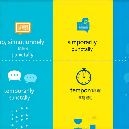 學習同時、暫時與準時的英文表達方式！