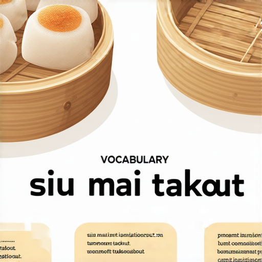 如何查詢燒賣和外賣的英文翻譯及用法