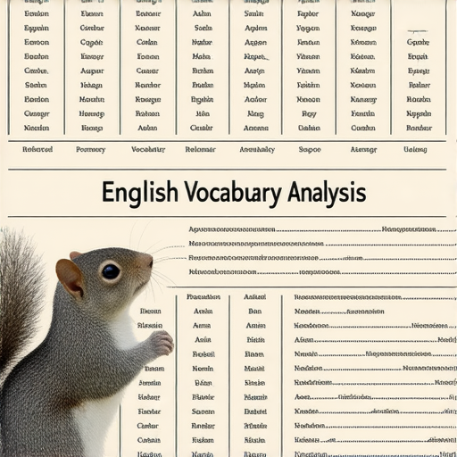 松鼠的英文與評估的英文使用分析