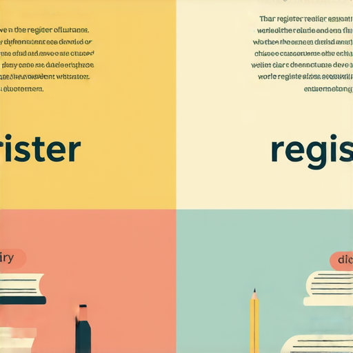 登記與日記的英文表達及其用法探討