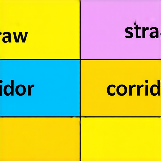 吸管和走廊的英文對照學習指南