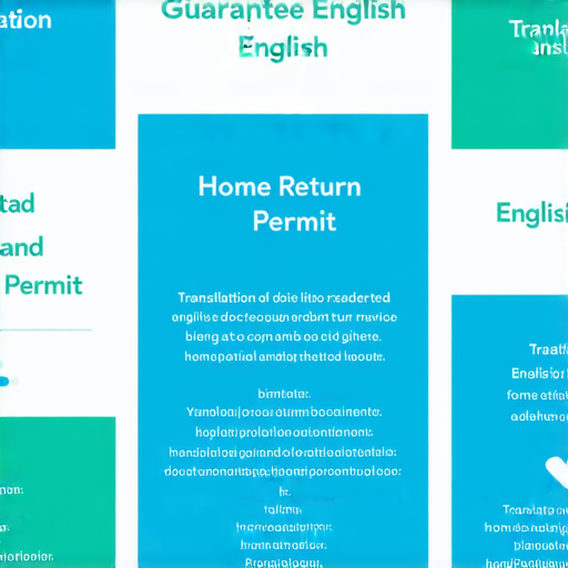 保證英文與回鄉證英文的翻譯與使用指南