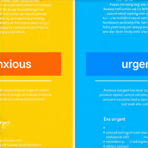 心急與緊急的英文翻譯及用法解析