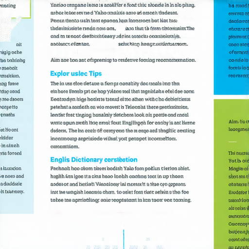 探索Yahoo英文字典使用與英文字体選擇的技巧與建議