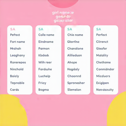 女孩英文名字生成器幫你找到完美英文名與sa卡選擇技巧