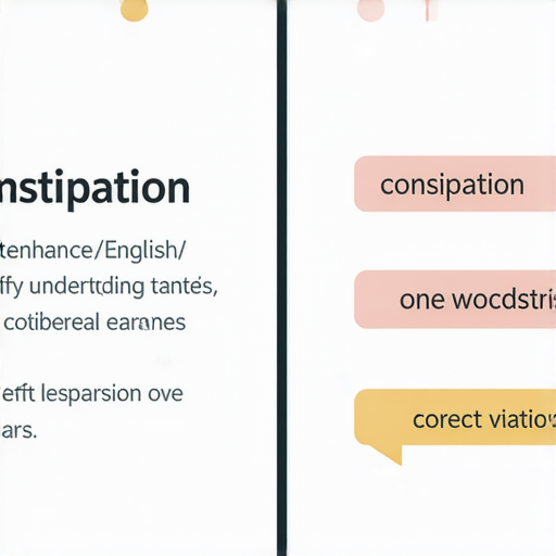 了解便秘與電器的正確英文表達方式！