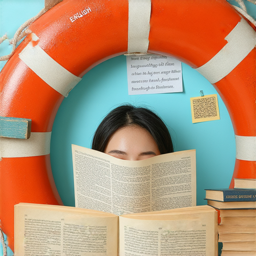 「救生圈的秘密：如何用英文打破語言障礙，開啟你的學習之旅！」
