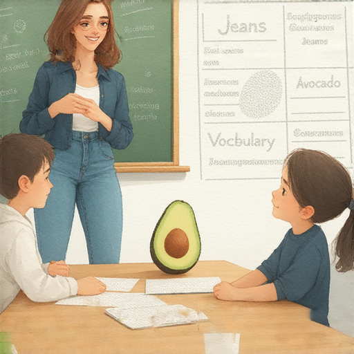 「想學會牛仔褲到牛油果的英文？立即註冊，和外籍老師一對一輕鬆掌握！」