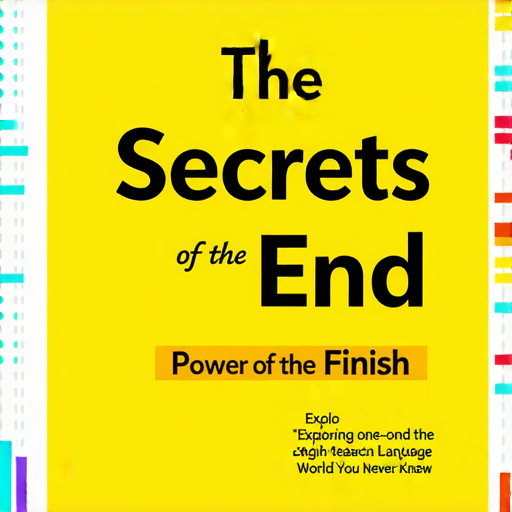 《結束的秘密：終點的力量，探索你未曾知道的英文世界！立即體驗外籍老師一對一教學！》