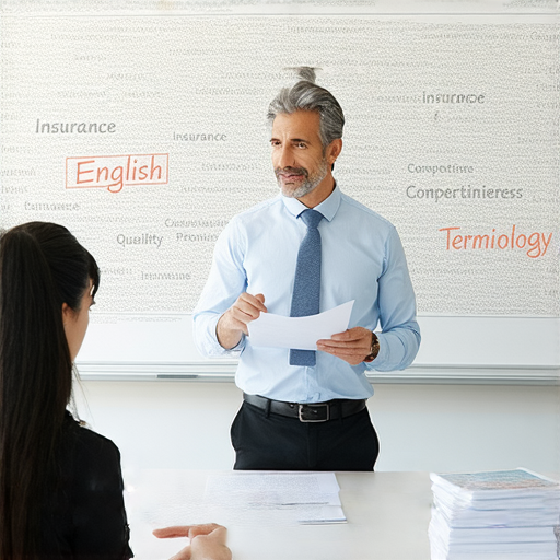 「學習保險英語術語，與外籍老師一對一教學，讓您的專業更上層樓！」