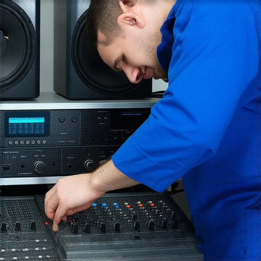 「音響故障？快來看看我們的專業維修服務，讓您重拾完美音效！」