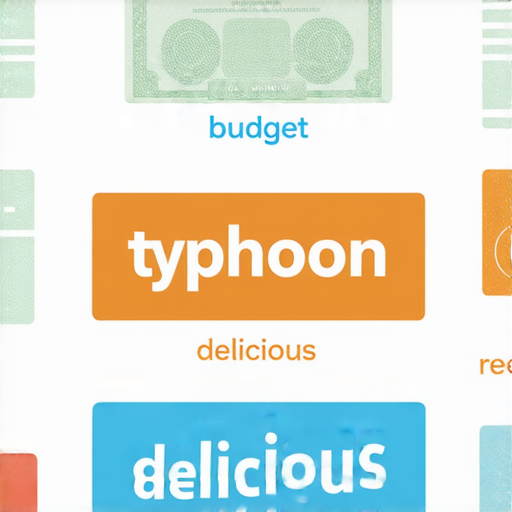 探索英文詞彙從預算到颱風及美味食譜的多樣性