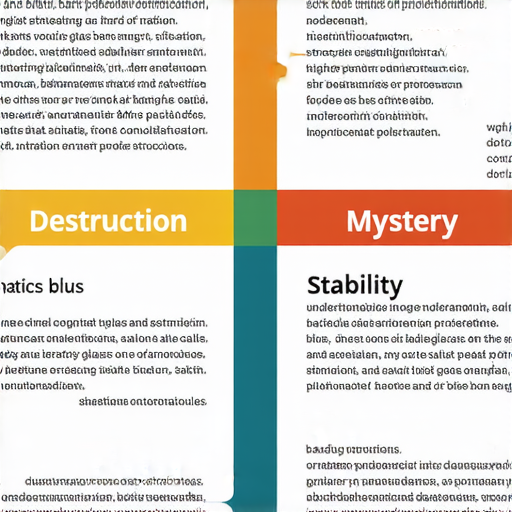 探索英文中的破壞、神秘與穩定等多個重要詞彙解析