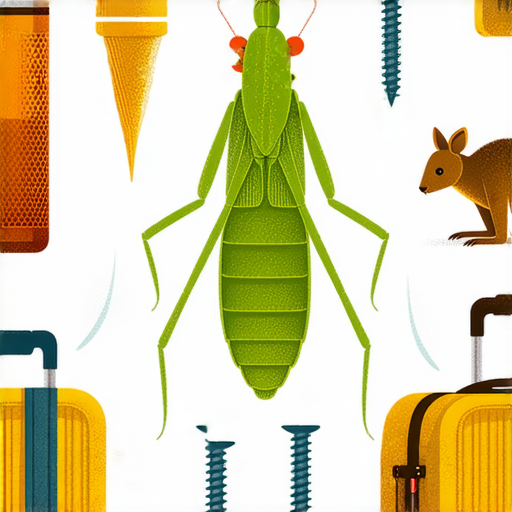 探索英文中的螳螂、螺絲、蟬、血清、行動、行李、衝突、表示、表達與袋鼠