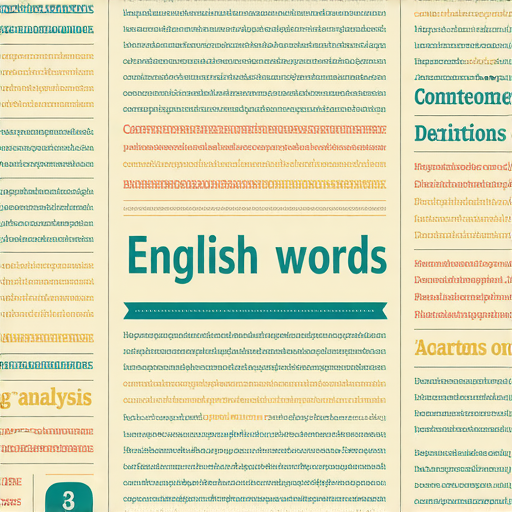 深入探索英文中的重要單詞與用法解析！