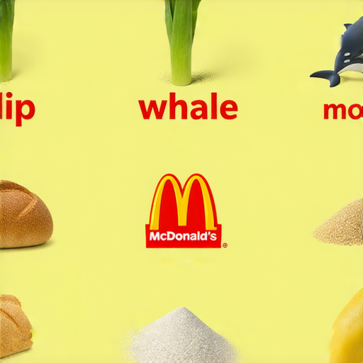 探索英文中的鬱金香鯨魚麥當勞與麵包麵粉及麻醉相關詞彙