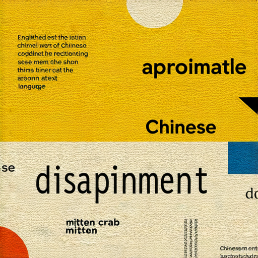 探索英文單詞的多樣性與意思，包括大約、大閘蟹和失望的用法！