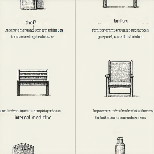 探討英文中的常用詞彙如偷竊、傢俬與內科等的意義和用法