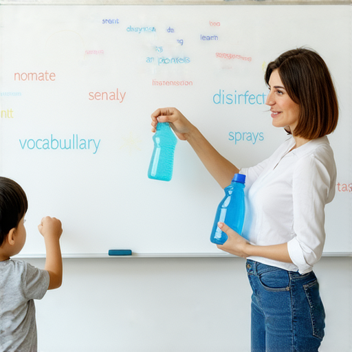 「解鎖消毒噴霧的英文世界，與外籍老師一對一學習，立即提升你的語言能力！」