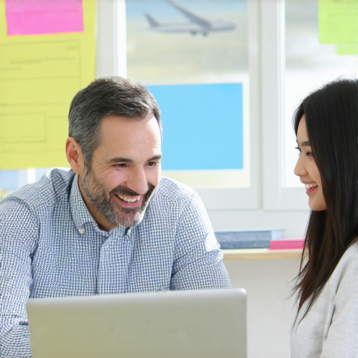「掌握機票英語，讓外籍老師指導你一對一！立即學習，開啟你的旅途！」