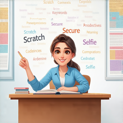 "掌握英文關鍵字：讓外籍老師一步步解鎖 Scratch、Secure、Selfie 的秘密！立即體驗一對一教學！"