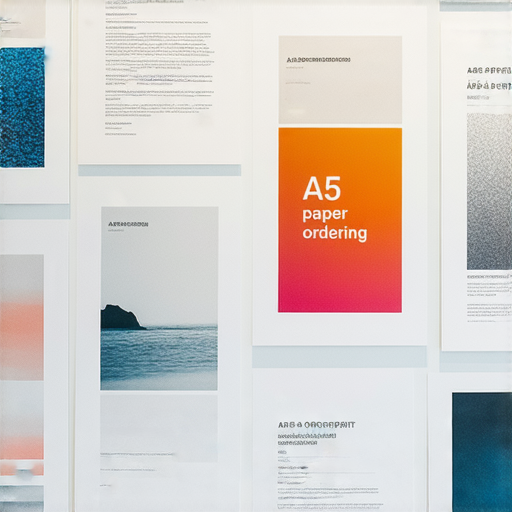 「想提升您的設計質感？立即探索A5與A4紙訂購及相關專業服務！」