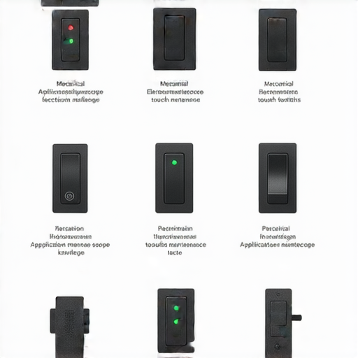 探索電制開關的種類與應用及其維護知識
