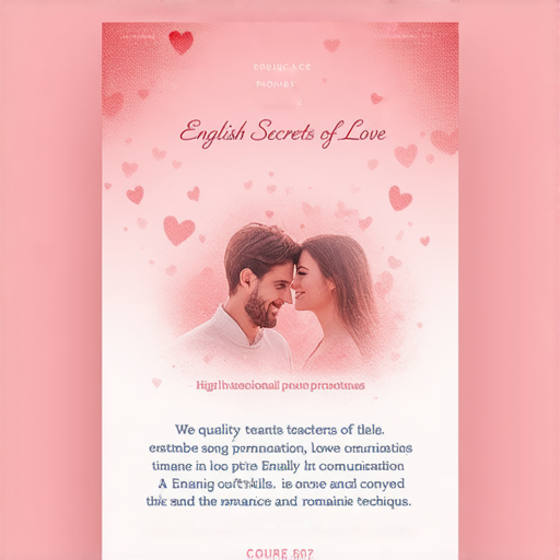 「愛情英文大揭秘：從情侶稱呼到浪漫歌曲，讓外籍老師帶你徹底學會！」