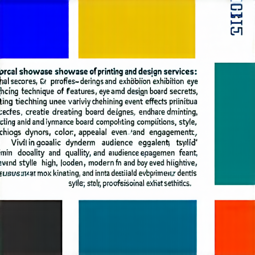 探索展覽秘密！專業印刷與設計展板服務，助你吸引眼球！立即了解！