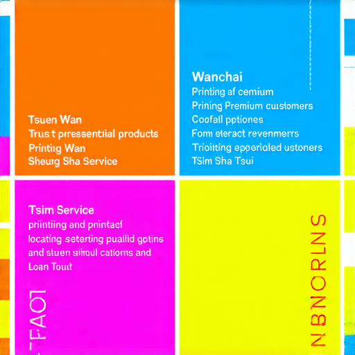 多地彩虹印刷服務介紹：灣仔、荃灣、上環及尖沙咀等地點選擇！
