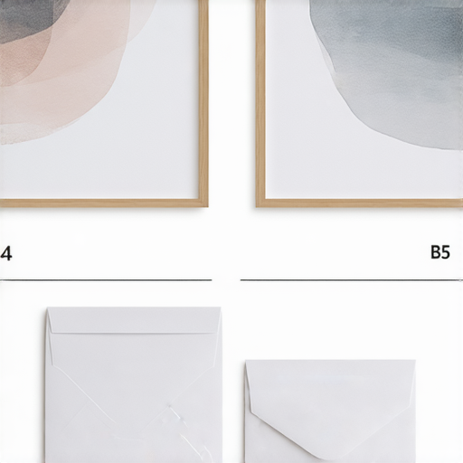 探索A4紙與B5尺寸的比較及其在相框和信封中的應用