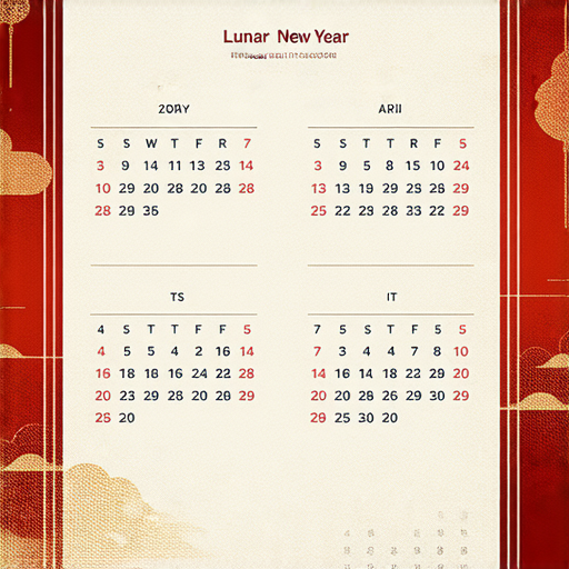 設計獨特農曆年曆卡讓您的日期安排更方便