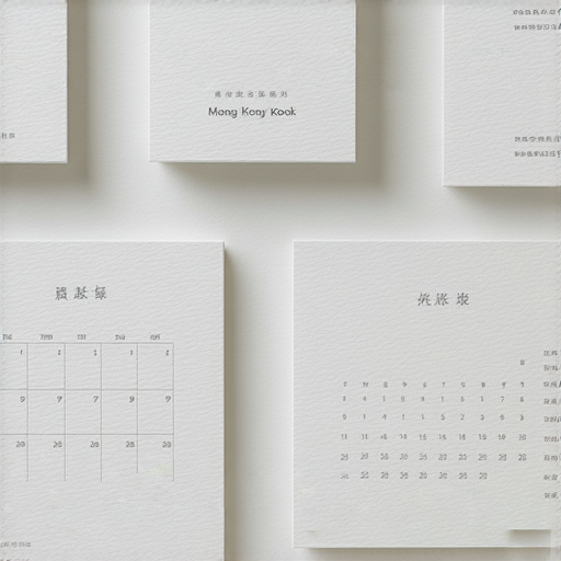 探索旺角印刷服務：從高端名片到專業月曆，一站解決你的所有印刷需求！立即了解詳情！