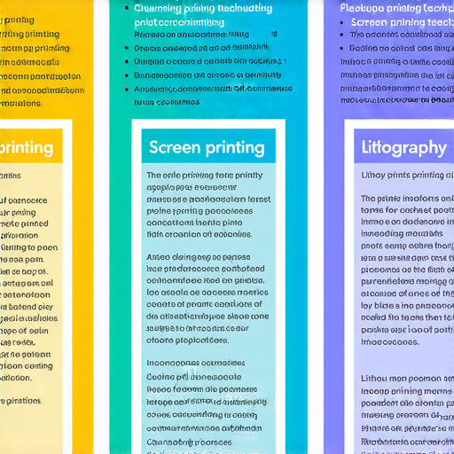 掌握印刷技術全攻略：從丝网印刷到柔版印刷與精雅印刷的應用與技巧