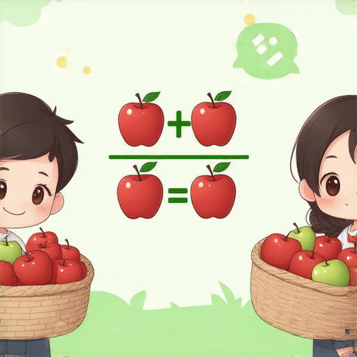 好的，這是一道加數的題目：

**題目：**  
小明有15顆蘋果，小華有27顆蘋果。請問他們兩個一共有多少顆蘋果？

**算式：**  
15 + 27 = ?

你可以試著解答看看！