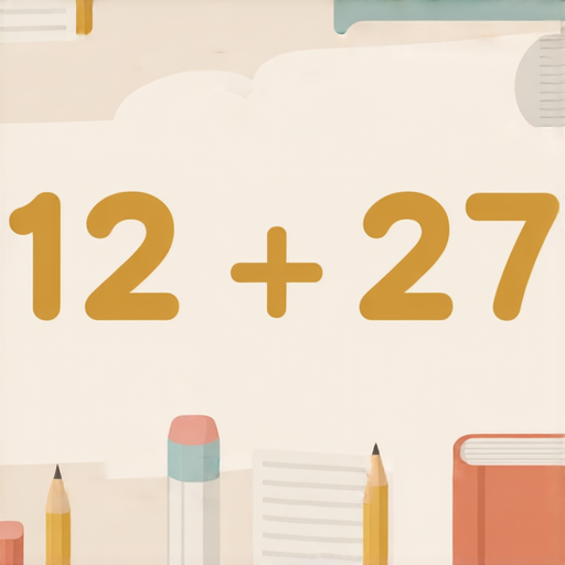 好的，這裡有一道加法題目：

**問題**：12 + 27 = ?

您可以計算一下結果，看看您的答案是什麼！