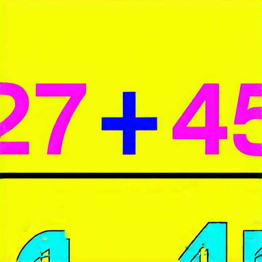 好的，這是一道加法題目：

計算：**27 + 45 = ?**

請你嘗試解答！