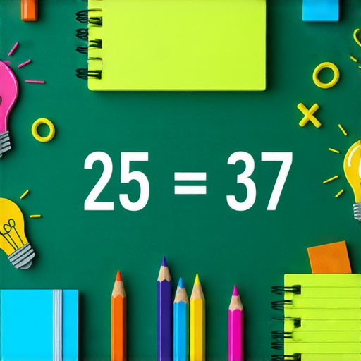 好的，這是一道加法題：

計算以下數字的總和：
25 + 37 = ? 

你可以試著計算一下，然後回答我結果是什麼！