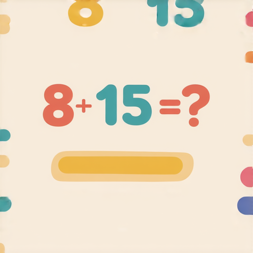 好的，這裡有一道加法題目：

**8 + 15 = ?**

請算出答案！