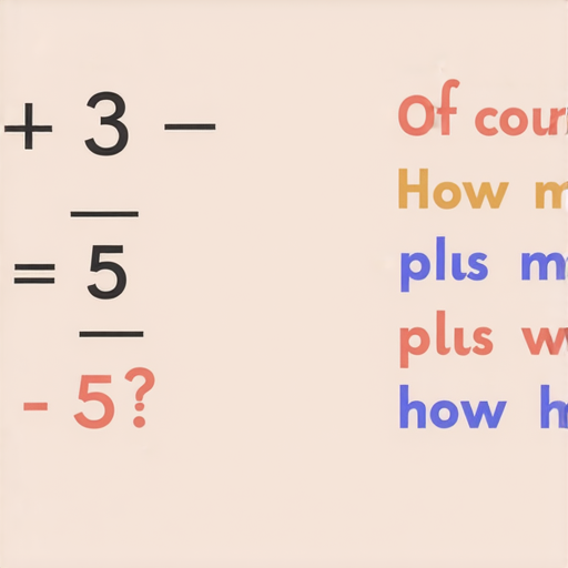當然可以！請問多少加多少呢？這裡有一個範例題目：

**3 + 5 = ?**

你可以試著計算，看看答案是什麼！如果需要更多的題目或不同的數字，隨時告訴我！