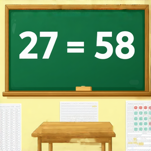 好的，這是一道加法題：

請計算：   
27 + 58 = ? 

你可以把它解出來！