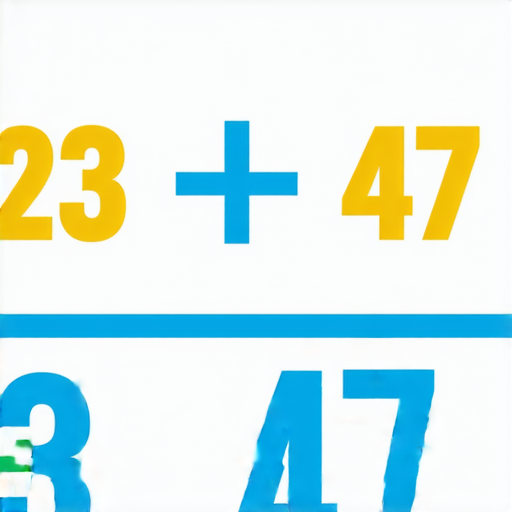 好的，這裡有一題加法題目：

**問題：** 23 + 47 = ？

請計算出答案！