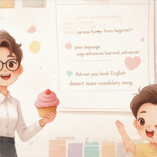 「掌握上斜路到甜品的英文！立即了解我們的外籍老師一對一教學服務！」