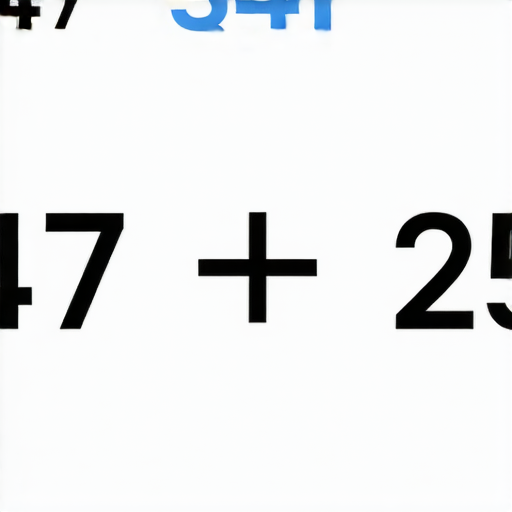 好的，這裡有一道加法題：

請計算：**347 + 258 = ?**

你可以試著計算一下，答案是多少呢？