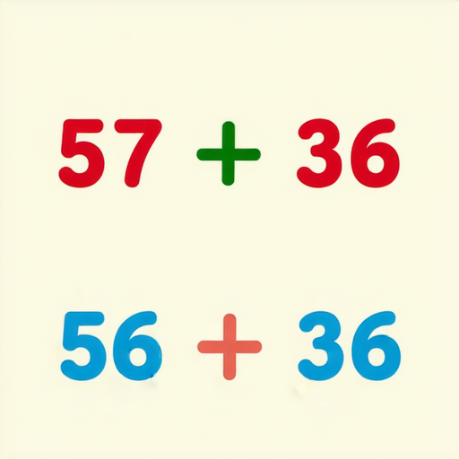 好的，這裡有一題加法題：

請計算： 57 + 36 = ?

你可以試著解答一下！