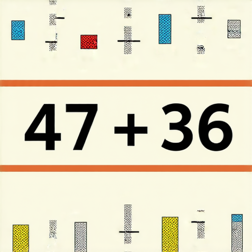 好的，這是一道加法題：

請計算： 47 + 36 = ? 

你可以試著算算看！