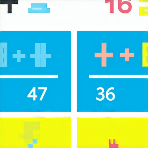 好的，這裡有一題加法問題：

請計算： 47 + 36 = ? 

你可以先將十位和個位分開計算，再將結果相加。試試看！