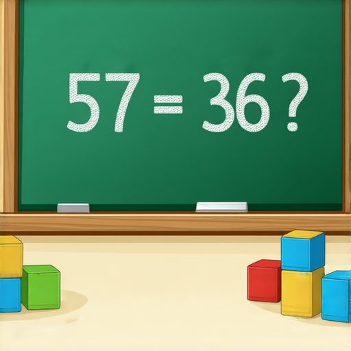 當然可以！請解這道加法題：

**57 + 36 = ?**

你可以計算一下答案是什麼！