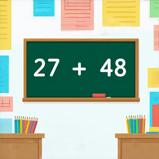 好的，這是一道加法題：

請計算：  
27 + 48 = ?  

你可以試著求出答案！